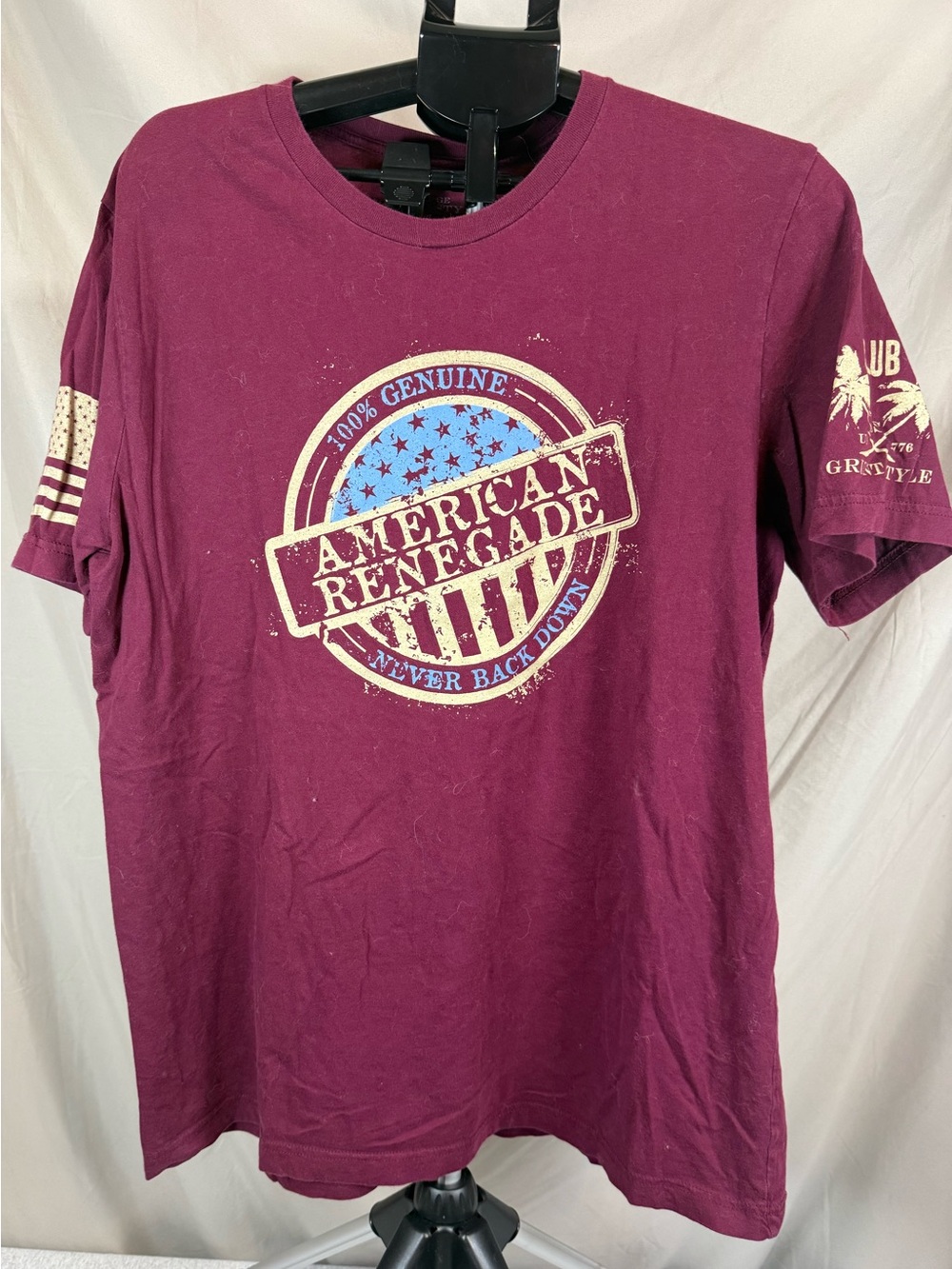 Grunt Style “American Renegade Never‎ Back Down” Club Exclusive T-Shirt - XL